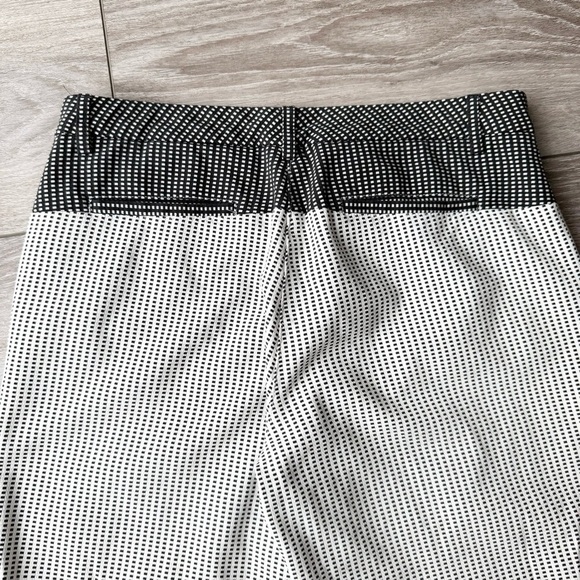 Raffaello Rossi Checked Black And White Contrasting Cotton Trouser Pants - Picture 15 of 15